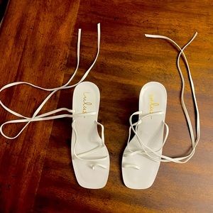 Lulus white heels